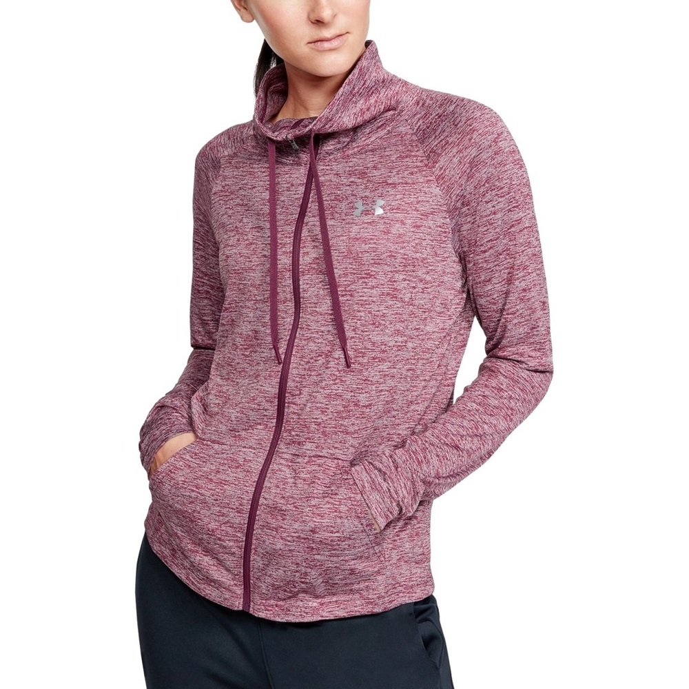 Under Armour Women's Maroon Full-Zip Hoodie